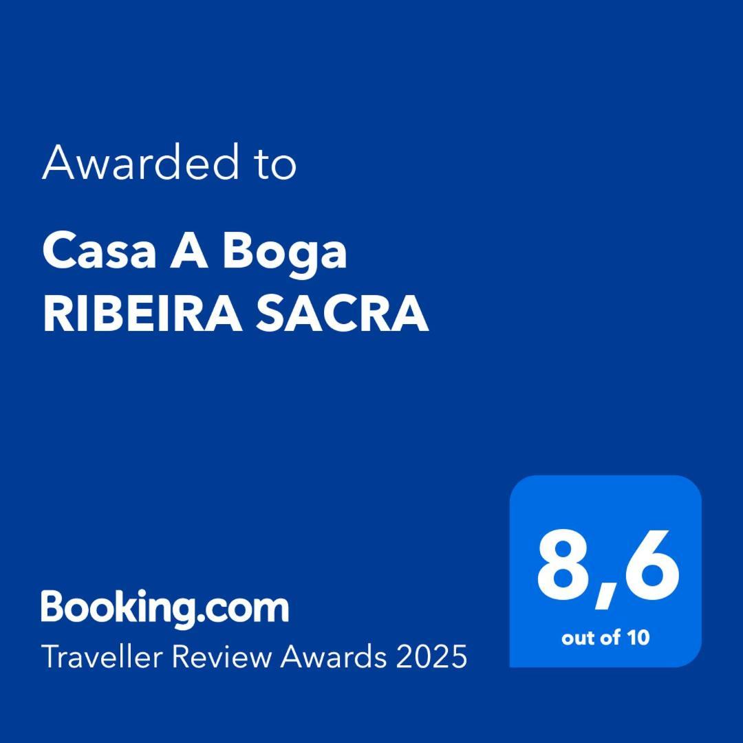 Vila Casa A Boga Ribeira Sacra Abeleda Exteriér fotografie